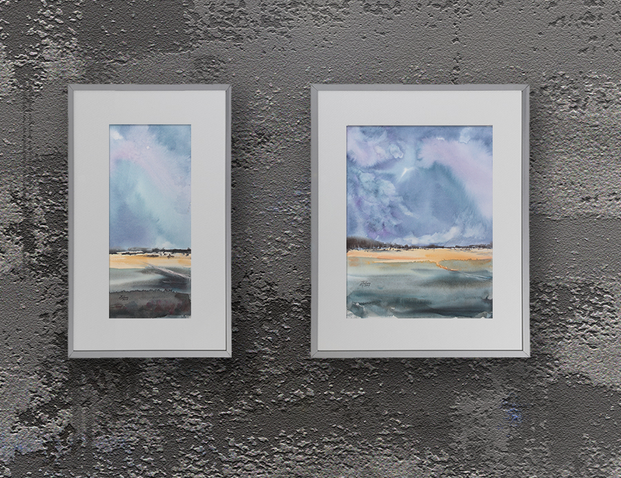 Painting in the interior: After a thunderstorm – 1