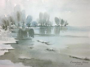 Watercolor: The thaw