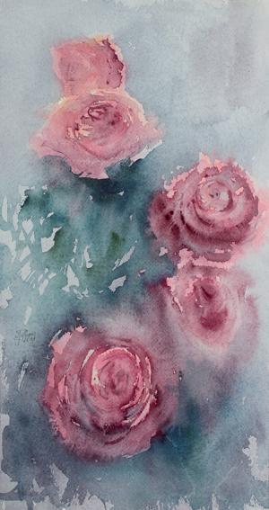 Watercolor: Roses 1
