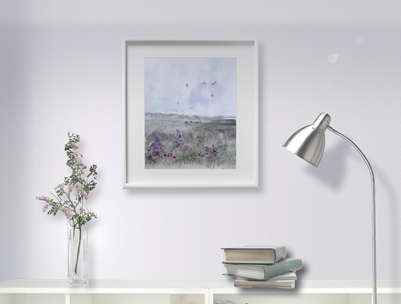 Painting in the interior: Vastness
