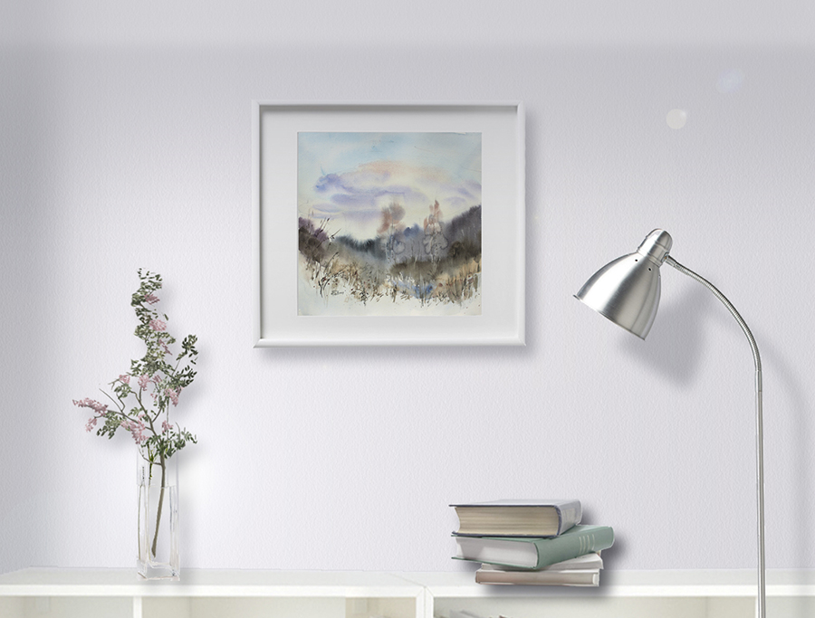 Painting in the interior: Ravine