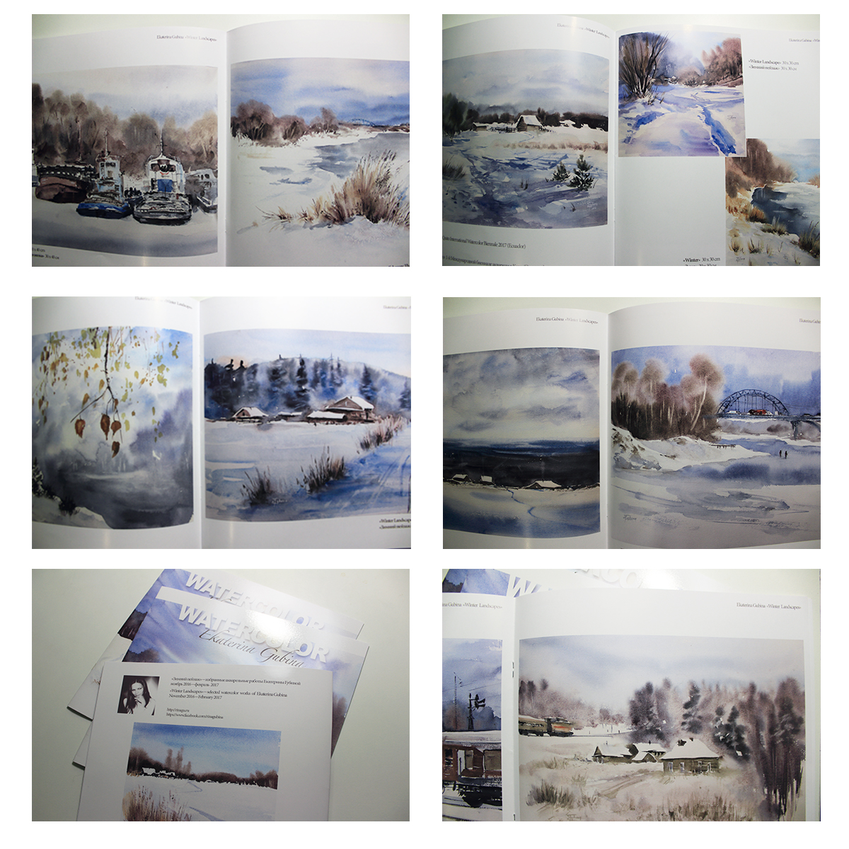 Painting in the interior: Winter Landscapes 2016 - 2017