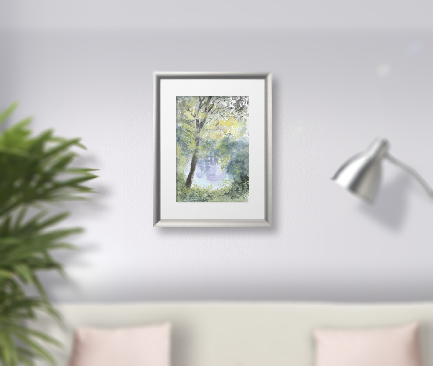 Painting in the interior: Landscape - Artwork by Ekaterina Gubina