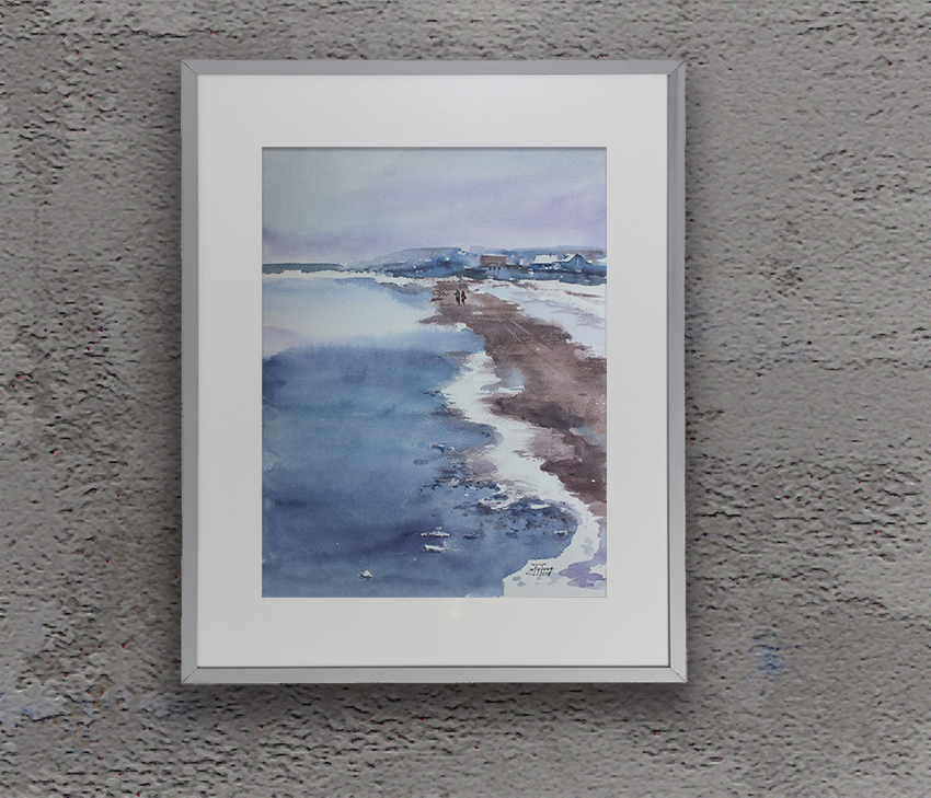 Painting in the interior: On the Lake