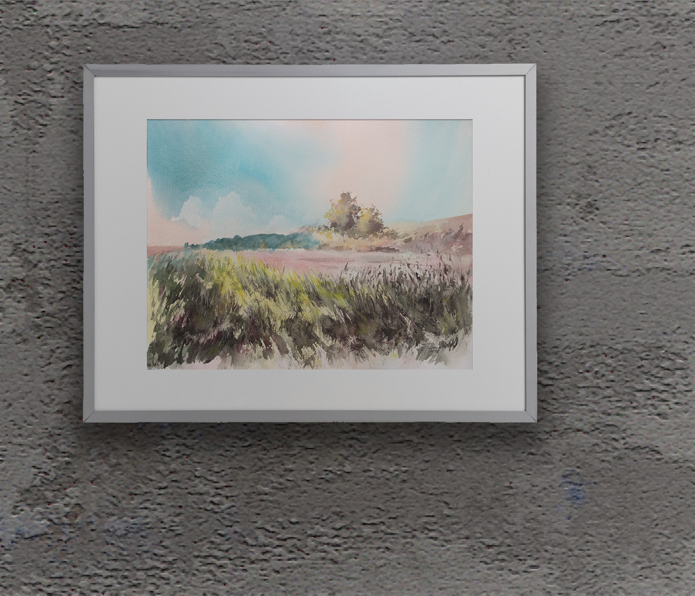Painting in the interior: The Road