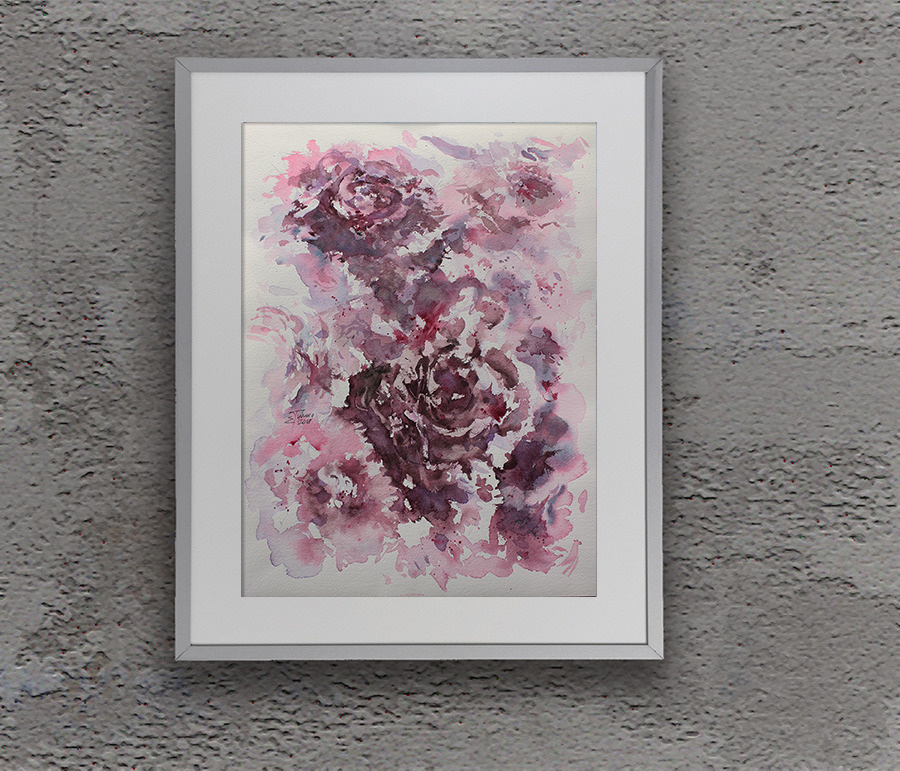 Painting in the interior: Flowers