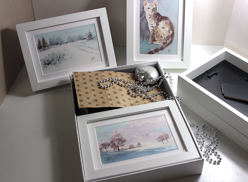 Painting in the interior: Gift Ideas - Cat - Artwork by Ekaterina Gubina
