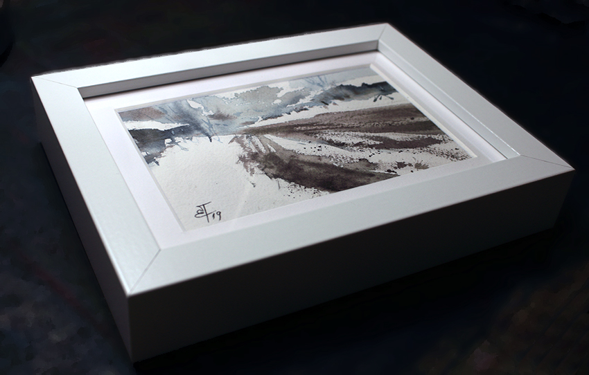 Painting in the interior: The Road - Artwork by Ekaterina Gubina