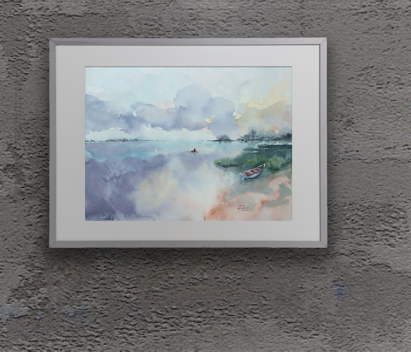 Painting in the interior: Summer Landscape