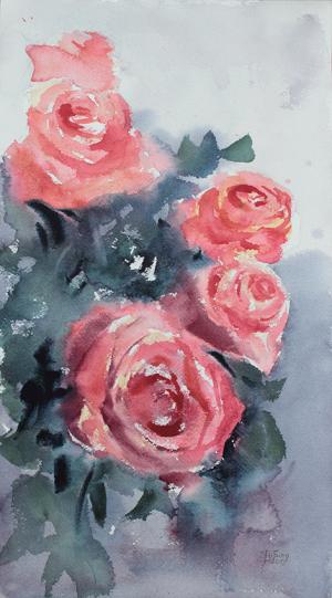 Watercolor: Roses #2